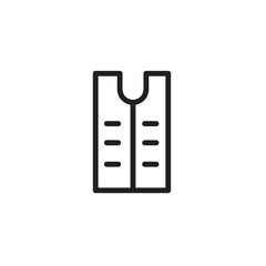 Jacket Style Wear Outline Icon