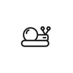Ocean Sea Snail Outline Icon