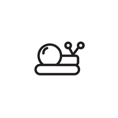Ocean Sea Snail Outline Icon