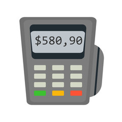 calculator icon on white background