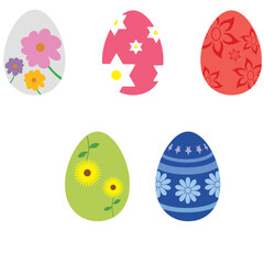  Easter egg svg, Easter eggs collection,  colorful easter eggs, Vectors & Illustrations 
