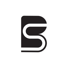 bs letter logo