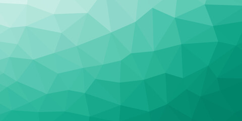 Fototapeta premium abstract triangles green background. vector illustration.