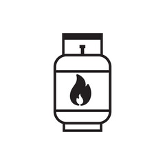 LPG icon vector logo design template flat style