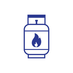 LPG icon vector logo design template flat style