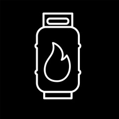 LPG icon vector logo design template flat style