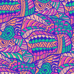 Seamless pattern with a simple abstract drawing.