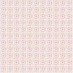 Estampa ladrilho vermelho em aquarela