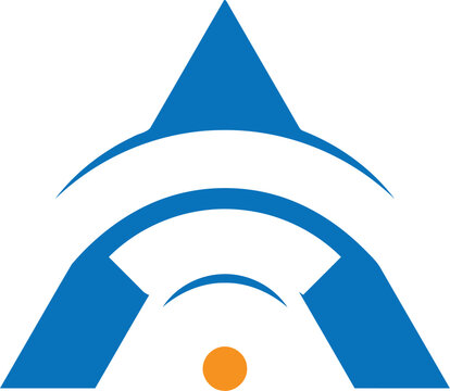 A wifi logo design vector