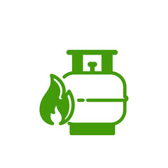LPG icon vector logo design template flat style