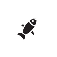 Fototapeta premium Fish Fishing Hook Icon