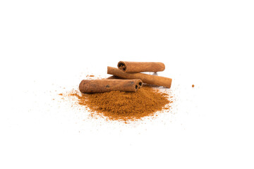 cinnamon powder closeup