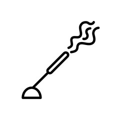 Aroma Sticks Vector Icon. Vector sign in simple style isolated on white background. Original size 64x64 pixels.
