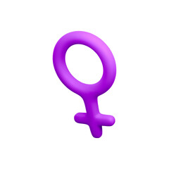 3d realistic male symbol isolated on white background. Renderings gender icon. Vector illustration