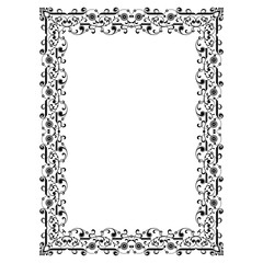 classic ornate frame for invitations, banners, and flyers