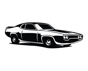 Naklejka premium 1971 gtx plymouth car logo - vector illustration, emblem design on a white background