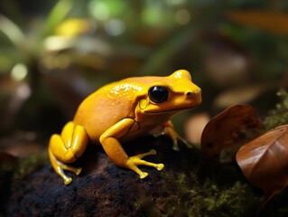 The Golden Glint of the Golden Poison Frog