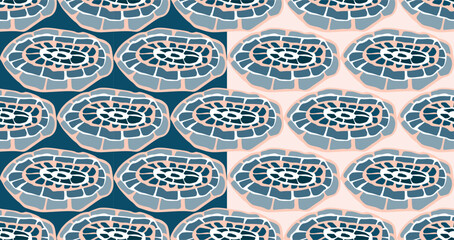 Mosaic Seamless Pattern. Perfect for wallpapers, web page backgrounds, surface textures, textile.