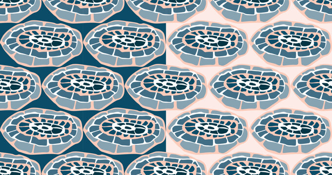 Mosaic Seamless Pattern. Perfect for wallpapers, web page backgrounds, surface textures, textile.