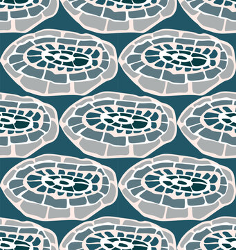 Mosaic Seamless Pattern. Perfect for wallpapers, web page backgrounds, surface textures, textile.