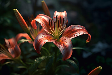 beautiful lily flower
