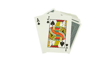 Blackjack cards for playing in casinos