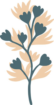 illustration of palnt and flower