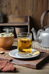 Medication senna dry tea leaf