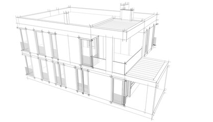 3d model house