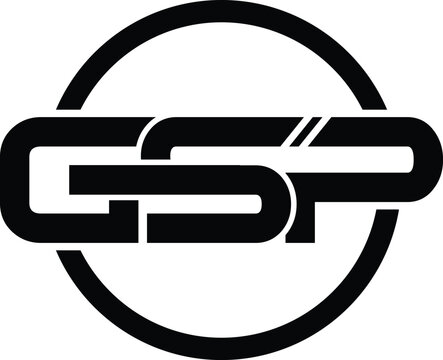 Creative GSP Logo Letter Vector Image Design For Your Business