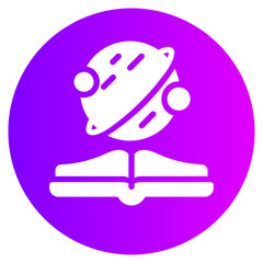 astronomy gradient icon