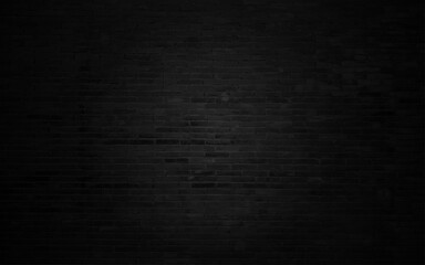 Vector realistic isolated black brick wall background for template and layout decoration. black brick wall background or texture vector design illustration