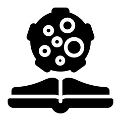 meteorite glyph icon