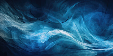 a creative abstract background blue and light blue and white. Generative AI