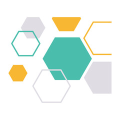 Hexagonal Geometric Corner Shape