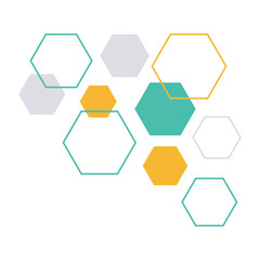 Hexagonal Geometric Corner Shape