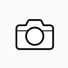 Camera Icon. Photography , Photographer Symbol for Design, Presentation, Website or Apps Elements - Vector.       