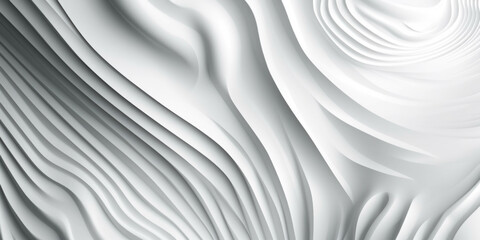 Fototapeta premium white wavy background. Creative design for poster, cover, placard, brochure. wave swirl white abstract background. Generative AI