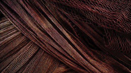 red rustic fabric stacked as a background