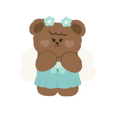 Fairy teddy bear