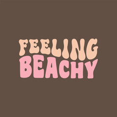 Fototapeta premium Beach Retro t-shirt Design