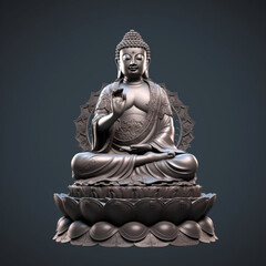 buddha statue on a stand