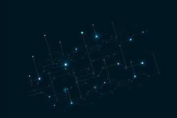 Big data visual information background. Social network concept. Connection vector background.