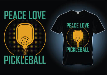 Pickleball tshirt design. best pickleball t-shirt design paddle vector tshirt graphic design template artwork