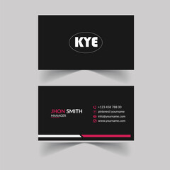 Modern Business Card Template Design 