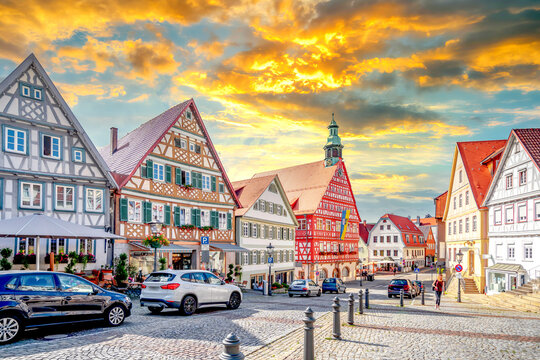 Altstadt, Backnang, Deutschland 