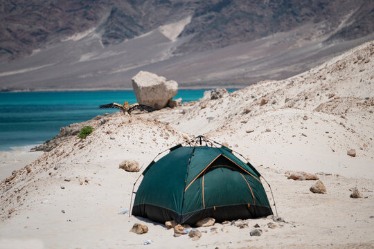tent on the beach