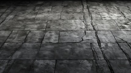 Surface somber concrete floor. AI Generated