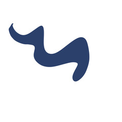 thick line and curve 