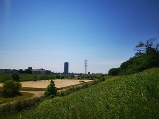 名古屋　比良　近くの洗堰緑地　風景